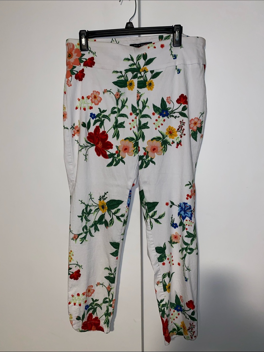 Zac & Rachel White Floral Pants